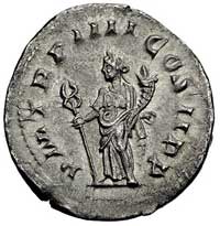 Filip I 244-249, antoninian, Aw: Popiersie w koronie radialnej i napis w otoku IMP M IVL PHILIPPVS..