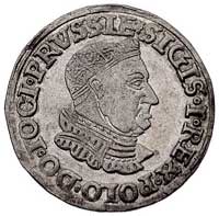 trojak 1535, Toruń, Kurp. 362 (R3), Gum. 535, T. 18, bardzo ładna, rzadka moneta