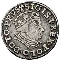 trojak 1539, Gdańsk, korona królewska bez krzyży