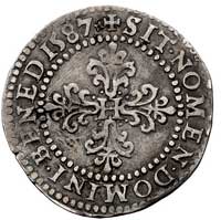 1/2 franka 1587, Poitiers, Duplessy 1131, patyna