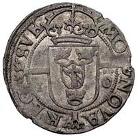 1 ore 1595, Sztokholm, Ahlström 15, ładnie zachowany egzemplarz ze śladami lustra menniczego