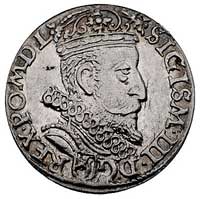 trojak 1601, Kraków, odmiana z popiersiem króla w prawo, Wal. XCII 1, Kurp. 1253 (R1), moneta wybi..