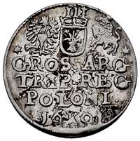 trojak 1601, Kraków, odmiana z popiersiem króla w prawo, Wal. XCII 1, Kurp. 1253 (R1), moneta wybi..