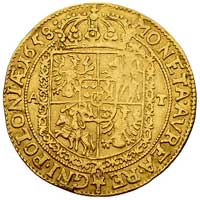 dwudukat 1658, Kraków, Aw: Popiersie w koronie, wokoło napis IOAN CASIMI DG REX POL & SVG MDRP, Rw..