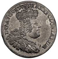 dwuzłotówka (8 groszy) 1753, Lipsk, Kam. 848 (R2), Merseb. 1778, patyna