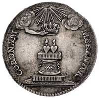 dwugrosz 1738, Drezno, Dwa serca na ołtarzu, Kam. 1510 (R), Merseb. 1827, moneta wybita z okazji z..