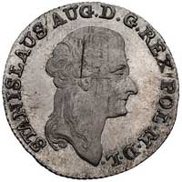 złotówka 1792, Warszawa, Plage 300, bardzo ładna moneta, ale minimalna wada blachy