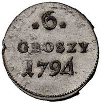 szóstak 1794, Warszawa, odmiana z 4 w kształcie 