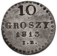 10 groszy 1813, Warszawa, mała liczba 10, Plage 103
