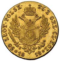 50 złotych 1818, Warszawa, Plage 2, Fr. 105, złoto, 9.79 g, ładny egzemplarz z patyną