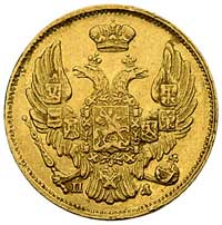 3 ruble = 20 złotych 1835, Petersburg, Plage 301, Fr. 111, złoto, 3.90 g