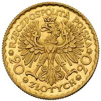 20 złotych 1925, Warszawa, Bolesław Chrobry, Parchimowicz 126, złoto koloru czerwonego, 6.44 g