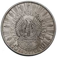 10 złotych 1934, Piłsudski-Orzeł Strzelecki, wypukły napis PRÓBA, Parchimowicz P-158 c (moneta wyb..