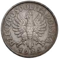 5 złotych 1925, Konstytucja na rewersie 81 perełek, Parchimowicz 113 b, wybito 1.000 sztuk, srebro..