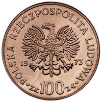 100 złotych 1973, Mikołaj Kopernik, wypukły napis PRÓBA, Parchimowicz P-354 ale nie opisuje tego w..