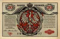 20 marek polskich 9.12.1916, \jenerał, MUSTER A.
