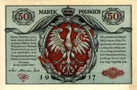 50 marek polskich 9.12.1916, \jenerał, MUSTER A.