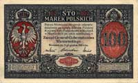 100 marek polskich 9.12.1916, \Generał, Miłczak 