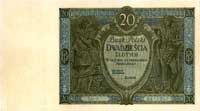 20 złotych 1.03.1926, seria A, Miłczak 63a, Pick 65, banknot po konserwacji