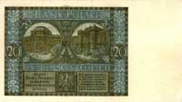 20 złotych 1.03.1926, seria A, Miłczak 63a, Pick 65, banknot po konserwacji
