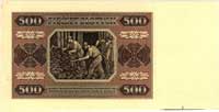 500 złotych 1.07.1948, seria A 684628, strona pr