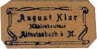 Alt-Nissbach k/ Międzylesia (Mittelwalde), 20 fenigów 14.05.1919, 20 fenigów 14.05.1919, 50 fenigó..