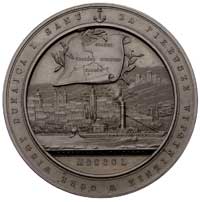Jędrzej Zamoyski- medal autorstwa C. Radnitzkiego 1850 r., Aw: Popiersie w prawo i napis w otoku C..