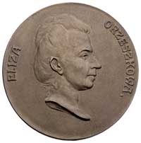 Eliza Orzeszkowa- medal autorstwa J. Raszki wybi