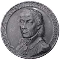 Tadeusz Kościuszko- medal autorstwa Jana Wysockiego wybity z okazji setnej rocznicy śmierci, Aw: P..