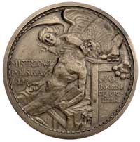 Jacek Malczewski- medal autorstwa J. Raszki wybity z okazji 70 rocznicy urodzin artysty 1924 r., A..