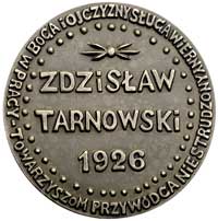 Zdzisław Tarnowski- medal autorstwa Konstantego Laszczki 1926 r., Aw: Popiersie w lewo, sygn. z pr..