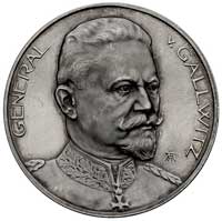 medal gen. von Gallwitz 1915 r., Aw: Popiersie g