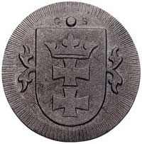 Gdańsk, medal pamiątkowy 1918 r., Aw: Herb Gdańs