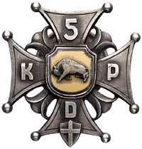 pamiątkowa odznaka 5 Kresowej Dywizji Piechoty w