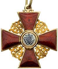 Krzyż Komandorski (II klasa) Orderu Świętej Anny
