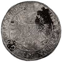 talar, 1624, Praga, Aw: Postać cesarza i napis w