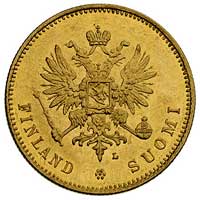 Mikołaj II 1894-1917, 20 marek 1911, Helsinki, Bitkin 369, Fr. 3, złoto, 6.45 g