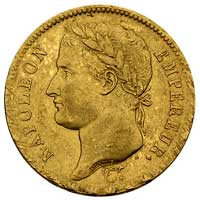 40 franków 1811 A, Paryż, Fr. 505, złoto, 12.91 