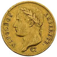 40 franków 1812 A, Paryż, Fr. 505, złoto, 12.80 