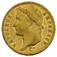 20 franków 1812 A, Paryż, Fr. 511, złoto, 6.43 g