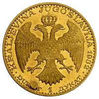 Aleksander I 1921-1934, dukat 1932, kontrasygnata dla Serbii- kłos zboża, Fr. 5, złoto, 3.50 g