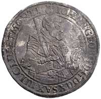talar, 1624 H-I, Drezno, Aw: Popiersie i napis wokoło, Rw: Tarcza herbowa i napis wokoło, Schnee 8..