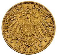 Otto 1886-1913, 10 marek 1900/D, Monachium, J.201, Fr. 3770, złoto, 3.96 g