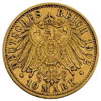 10 marek 1902/F, Stuttgart, J.295, Fr. 3877, złoto, 3.95 g