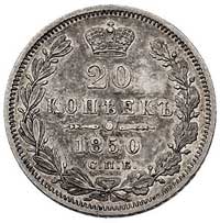 20 kopiejek 1850, Petersburg, Bitkin 301, Uzd. 1