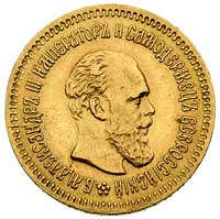 5 rubli 1888, Petersburg, Bitkin 29, Fr. 151, złoto, 6.42 g