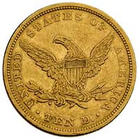 10 dolarów 1841, Filadelfia, Fr. 155, złoto, 16.