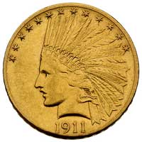 10 dolarów 1911, Denver, Fr. 168, złoto, 16.70 g