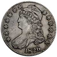 50 centów 1826, Filadelfia, ładnie zachowane, pa