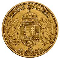 10 koron 1896, Krzemnica, Fr. 94, zloto 3.36 g, 